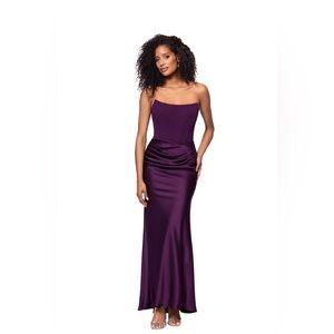 Elegant Purple Evening Gown